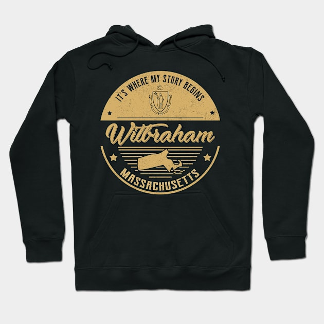 Wilbraham Massachusetts It's Where my story begins Hoodie by ReneeCummings